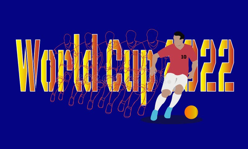 Illustration of 2022 World Cup Football Wallpaper. Stock Vector -  Illustration of championship, 2022: 237660779