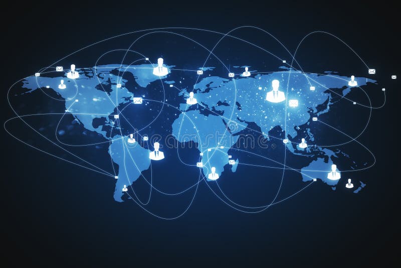 Worldwide and Communication Concept Stock Image - Image of communication, data: 137766799