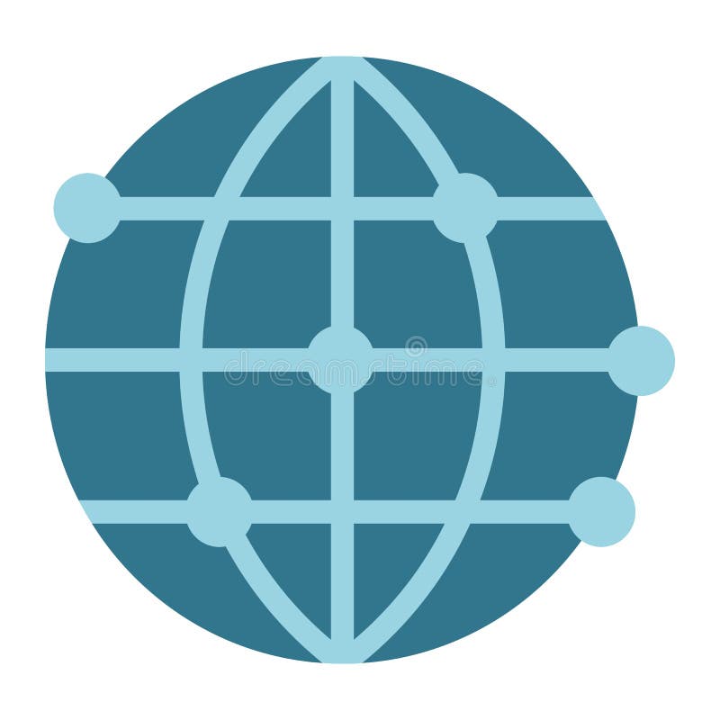 Earth, Globe, World, Geography, Discovery White Line Icon Colorful