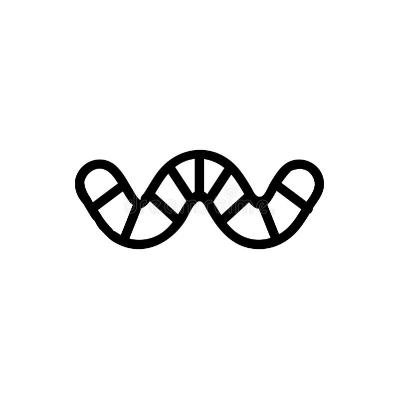 Worm Icon Vector. Isolated Contour Symbol Illustration Stock Vector