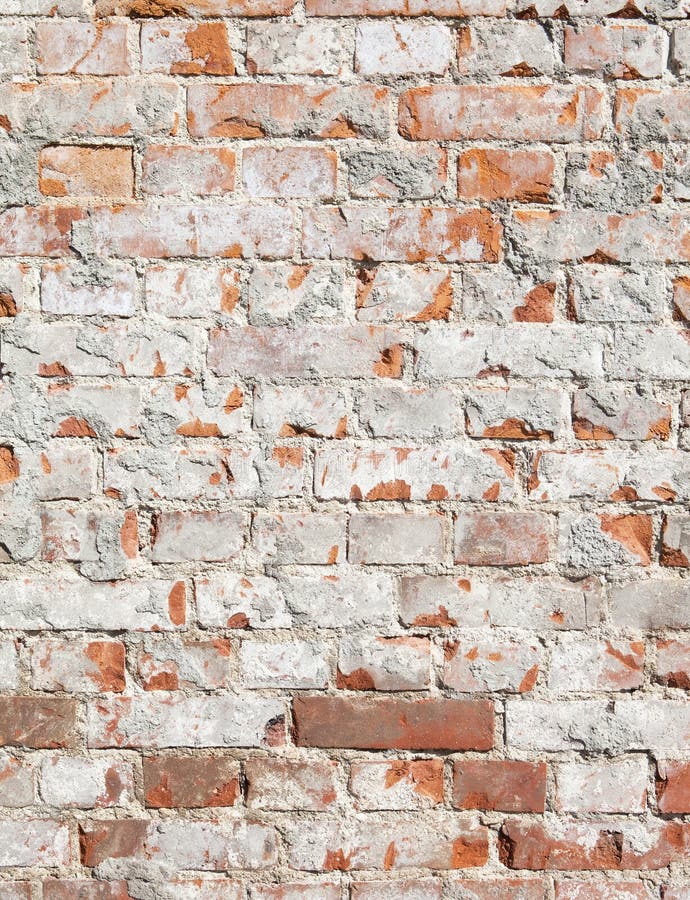 Worn brick wall