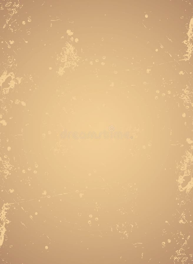 Worn brown paper background stock illustration