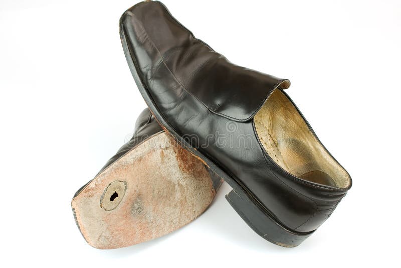 Worn out business shoes stock photo. Image of fashion - 9069902