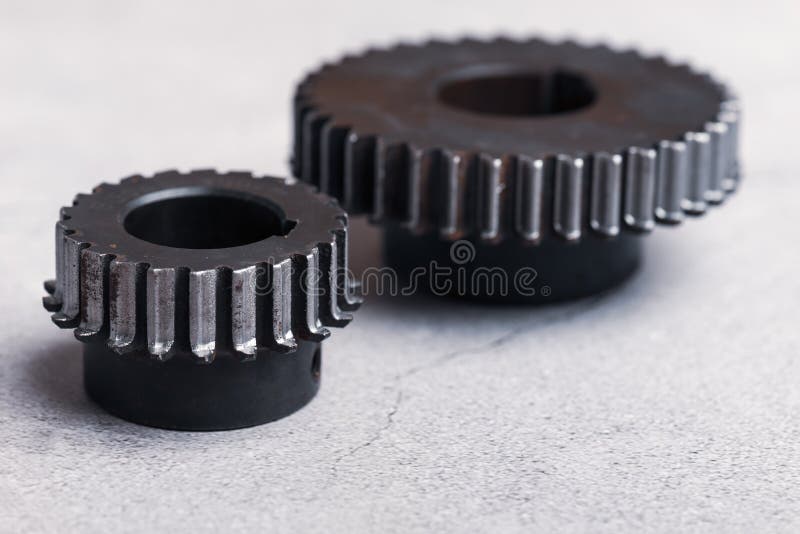 Worn Out Chipped Gears that Need To Replace because Teeth Damaged Due To Heavy Grinding Put by