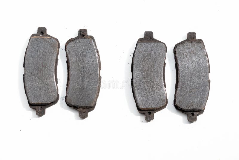Worn brake pad stock photo. Image of disk, damage, mechanic 13595242