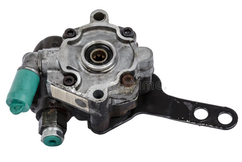 Worn Out Power Steering Pump Stock Image Image of power, industrial
