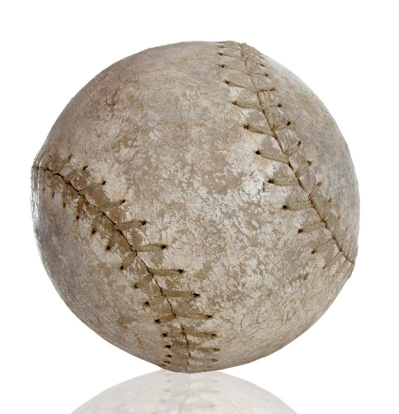 Worn out softball stock photography Worn out softball stock photography