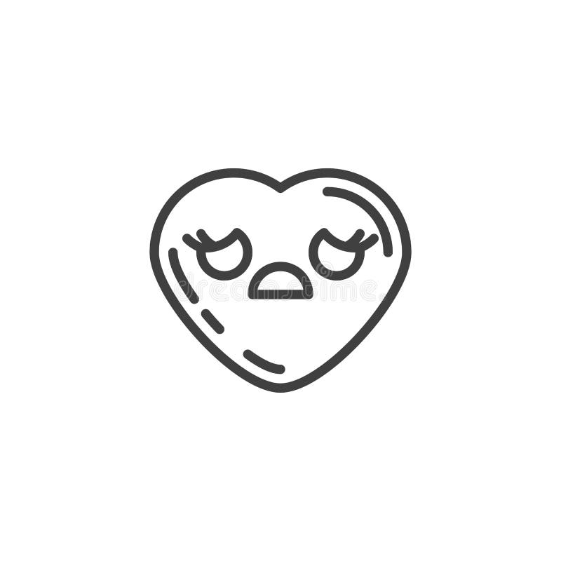 Scared face emoji. Worried, confused. Scary, tense. Drawing by hand, with  marker pen, brush. Irregular shapes. Isolated on white background. Emoticon  expression design illustration. Illustration Stock