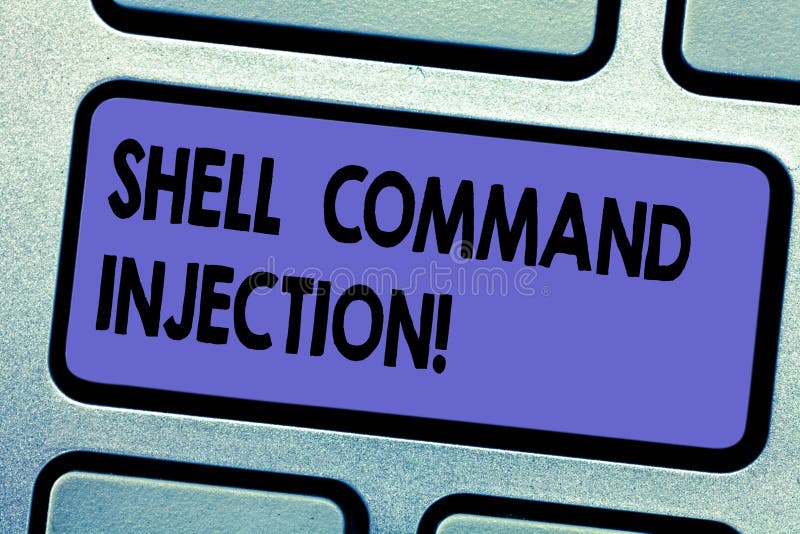 Wort, das Text Shell Comanalysisd Injection schreibt Geschäftskonzept für gepflegt durch Häcker, um System comanalysisds an durch lizenzfreies stockbild Wort, das Text Shell Comanalysisd Injection schreibt Geschäftskonzept für gepflegt durch Häcker, um System comanalysisds an durch lizenzfreies stockbild