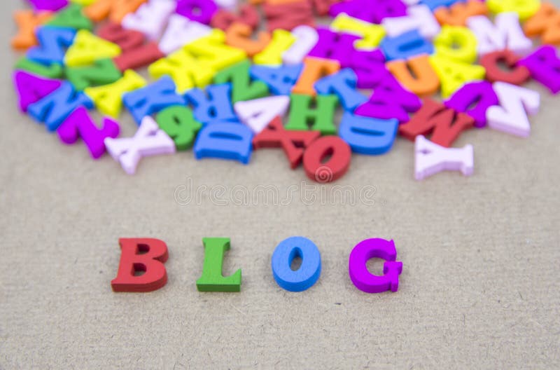 Wort des BLOGS auf dem Hintergrund stockfotografie Wort des BLOGS auf dem Hintergrund stockfotografie