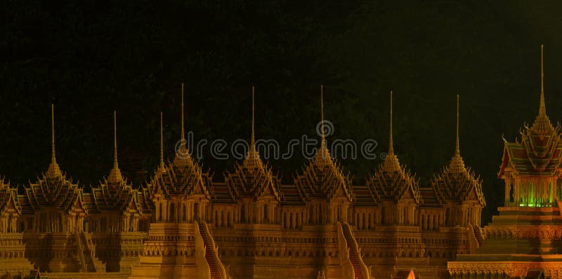 Wosku Grodowy festiwal przy Sakon Nakon, Tajlandia obrazy stock Wosku Grodowy festiwal przy Sakon Nakon, Tajlandia obrazy stock