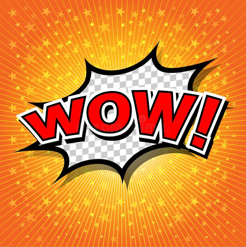 Wow! Comic Speech Bubble, Cartoon Stock Vector - Illustration of danger