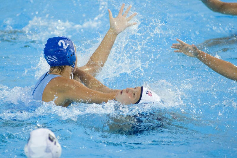 Jul 23 2009; Rome Italy; Christina Tsoukala (GRE) blue cap holds down Petri...