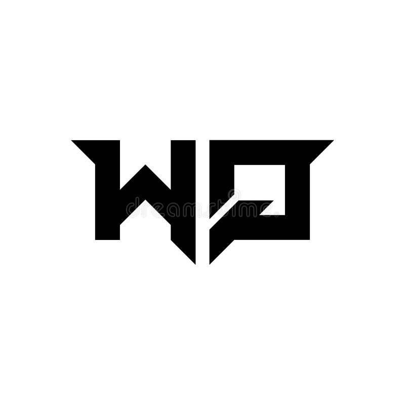 WQ Logo Monogram Design Template Stock Vector - Illustration of logo ...