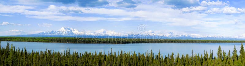 Wrangell-St Elias National Park y coto, Alaska fotografía de archivo Wrangell-St Elias National Park y coto, Alaska fotografía de archivo