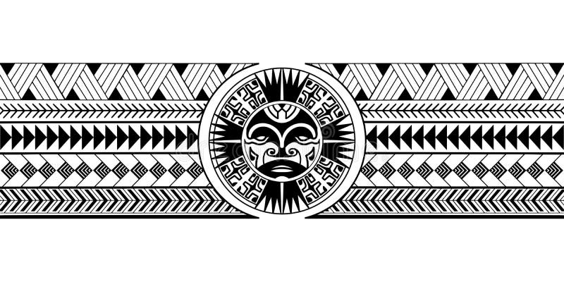 Wrap Around Arm Polynesian Tattoo Design. Stock Vector - Illustration of ethnic, abstract: 257780421 Wrap Around Arm Polynesian Tattoo Design. Stock Vector - Illustration of ethnic, abstract: 257780421