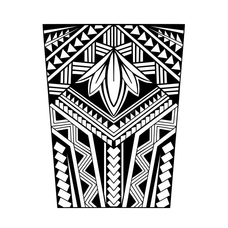 Wrap Around Arm Polynesian Tattoo Design. Pattern Aboriginal Samoan ...