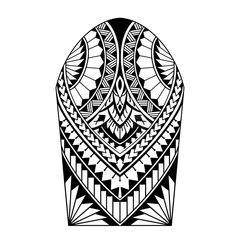 Wrap Around Arm Polynesian Tattoo Design. Pattern Aboriginal Samoan ...
