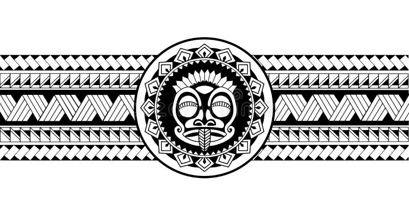 Wrap Around Arm Polynesian Tattoo Design. Stock Vector - Illustration of fabric, ethnic: 257791822 Wrap Around Arm Polynesian Tattoo Design. Stock Vector - Illustration of fabric, ethnic: 257791822