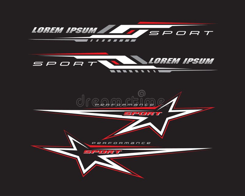 Premium Vector  Wrap design for car vectors sports stripes car stickers  black color racing decals for tuning_20230427