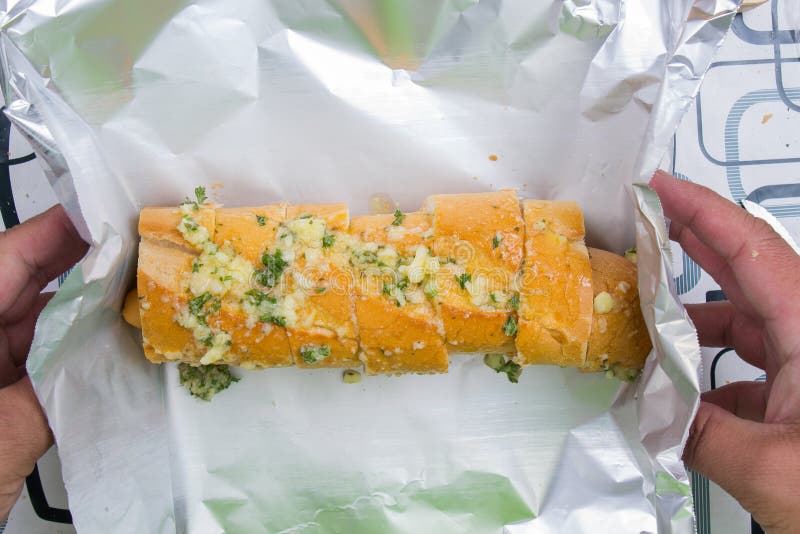 117 Garlic Bread Foil Stock Photos Free & RoyaltyFree Stock Photos
