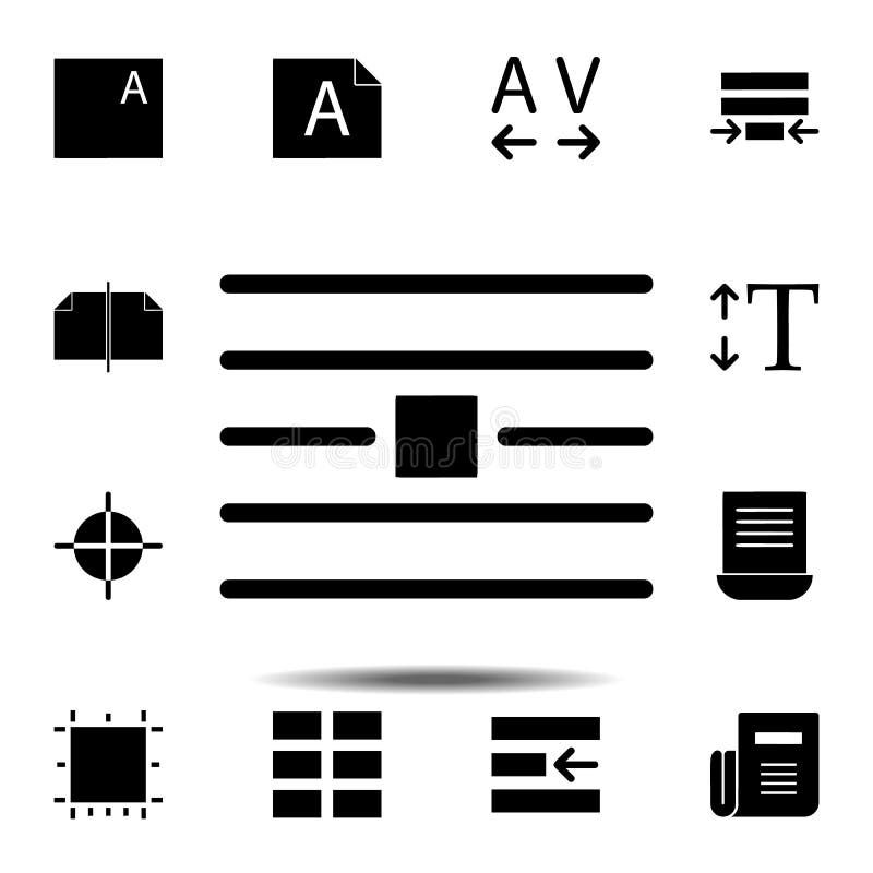 Wrap, Text Icon. Simple Glyph, Flat Vector of Text Editor Set Icons for UI  and UX, Website or Mobile Application Stock Illustration - Illustration of  celebration, sale: 173031008