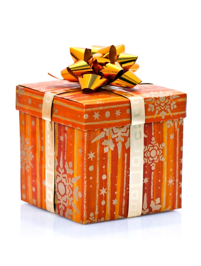 Wrapped Christmas Present Stock Photo Image Of Festive 16936236