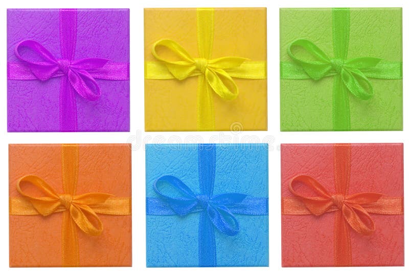 Wrapped gifts royalty free stock photography