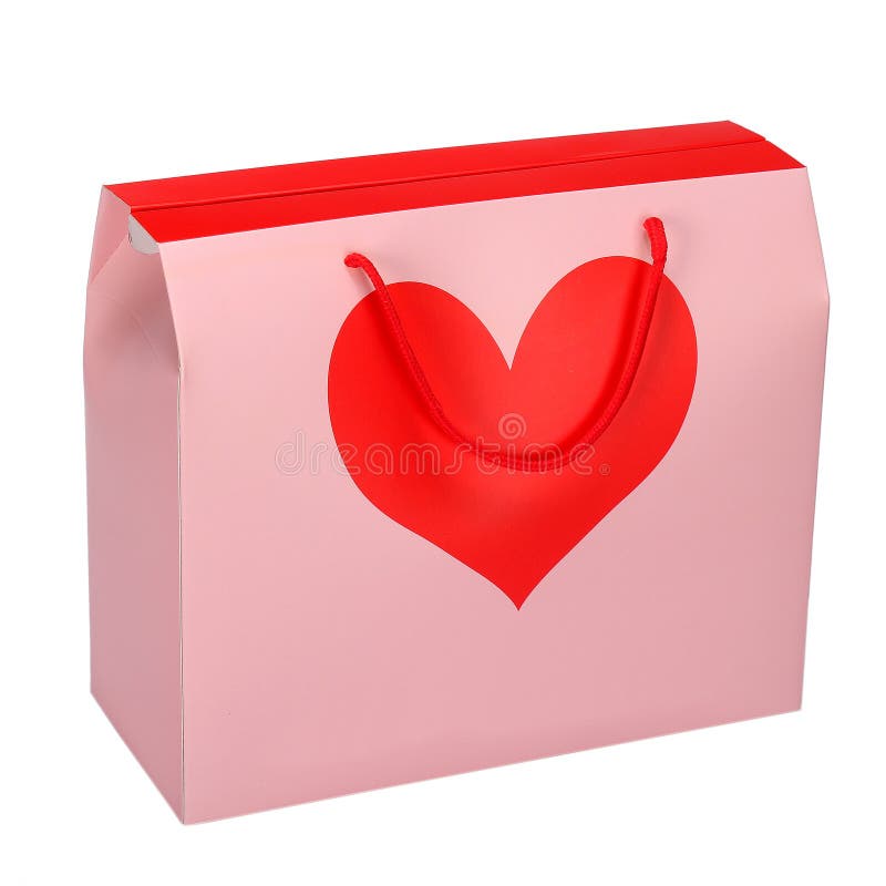 Shopping Bag gift bag stock image. Image of pink, ribbon 51399031