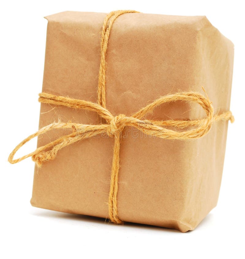A wrapping package gift stock photo. Image of deliver 13157110