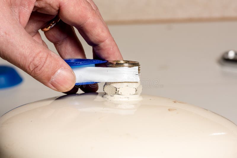 teflon tap on hot water hose connector teflon tap on hot water hose connector