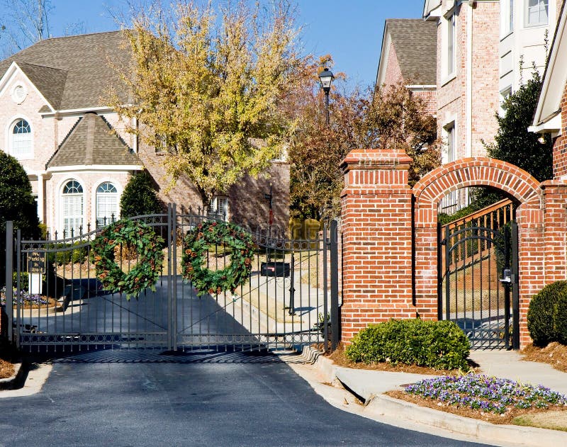 Wreaths Iron Gates Stock Photos Free & RoyaltyFree Stock Photos from