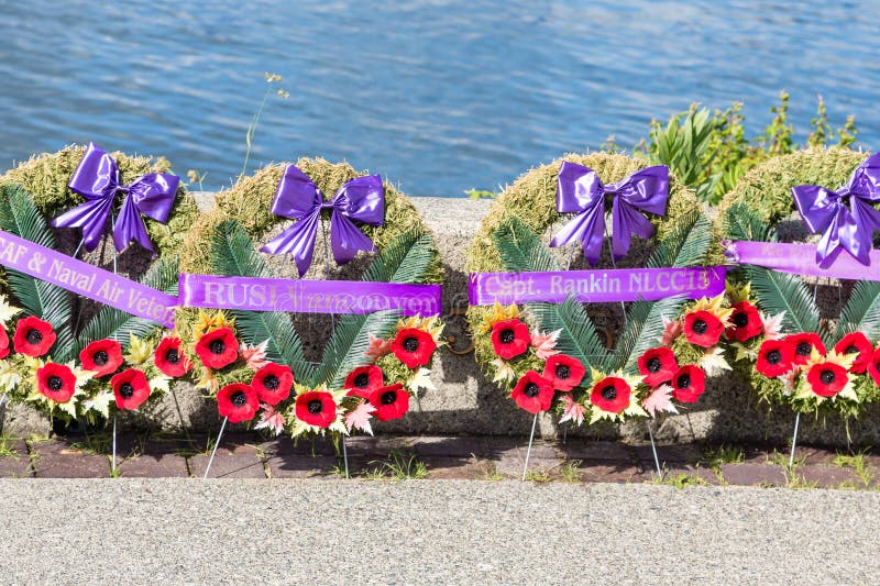 Wreaths at Royal Naval Memorial Stock Photo Image of memory, wreath 75789342