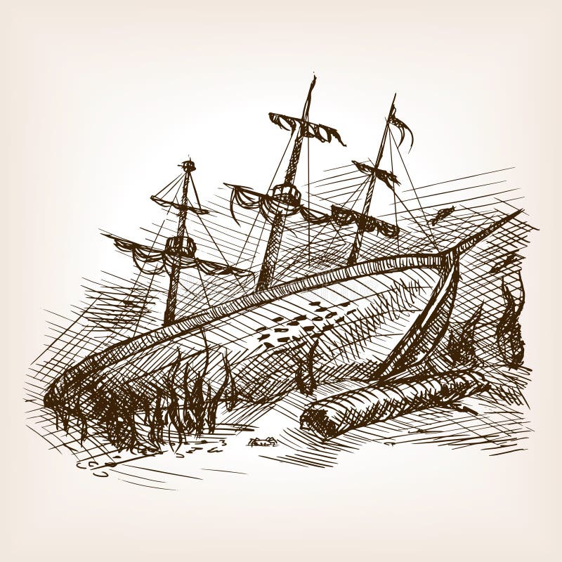 Sailing ship stock vector. Illustration of white, leisure - 34506485