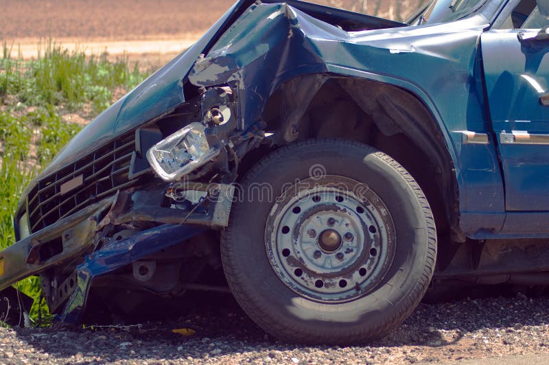 Wrecked Car stock image. Image of vehicle, repair, engine 26007317