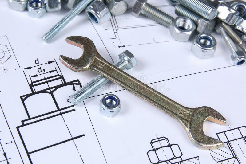 Wrench, Bolts and Nuts. Science, Mechanics and Mechanical Engineering