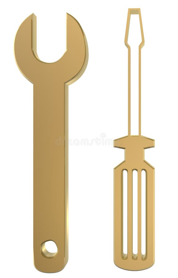 Wrench And Driver Picture. Image 1099547