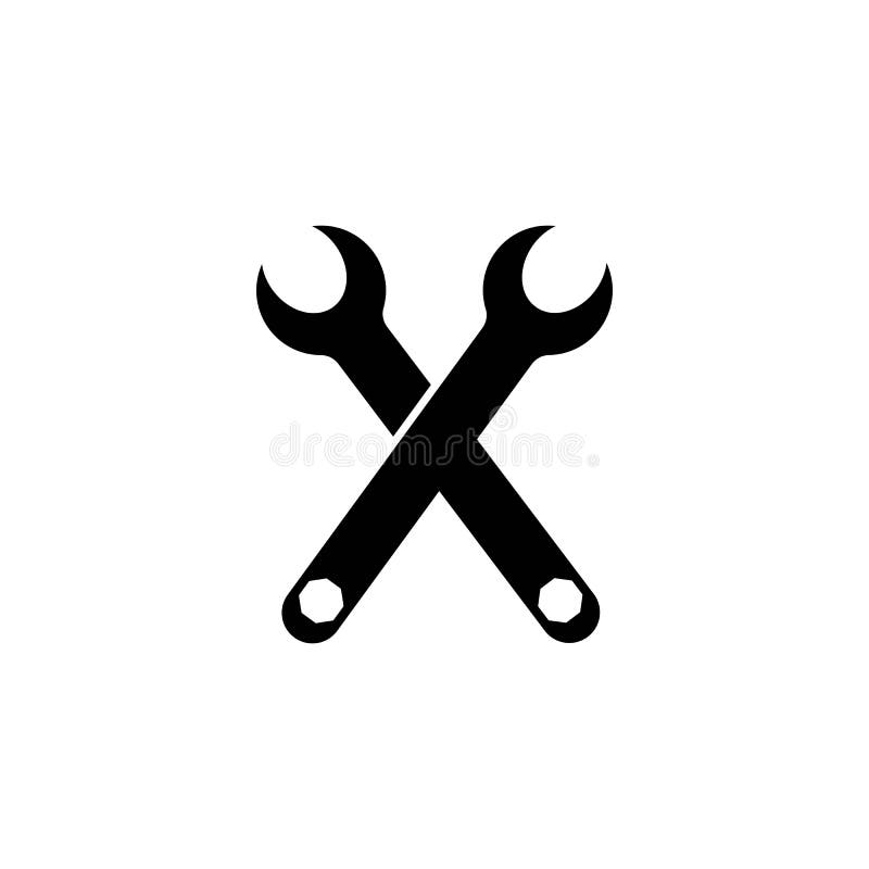 Wrench logo vector stock vector. Illustration of building 173998183