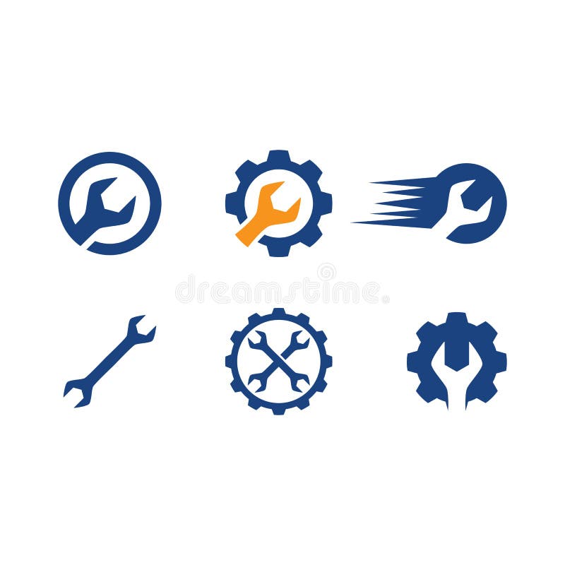 Wrench Service tool logo stock vector. Illustration of tools 157457156