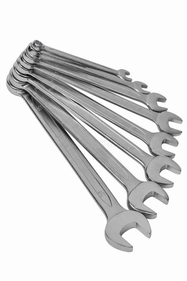 Wrench set royalty free stock image