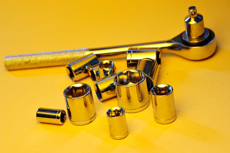 Socket Wrench Set stock image. Image of collar, industry 22680671