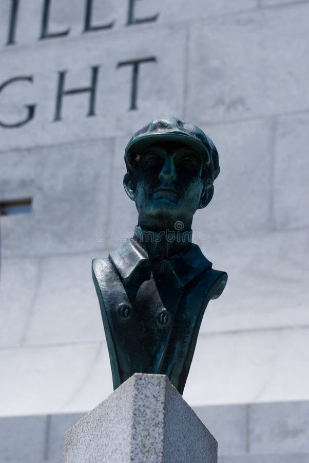 Wright Brothers National Memorial in Kitty Hawk North Carolina lizenzfreie stockfotos Wright Brothers National Memorial in Kitty Hawk North Carolina lizenzfreie stockfotos