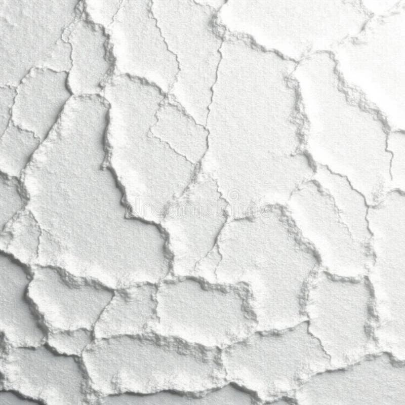 Wrinkled, distressed white leather; uneven surface , cracked, vintage vector illustration