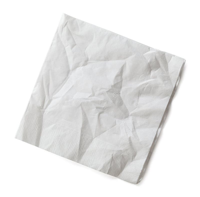 Cocktail Napkin stock photo. Image of shape, white, napkin 34640808