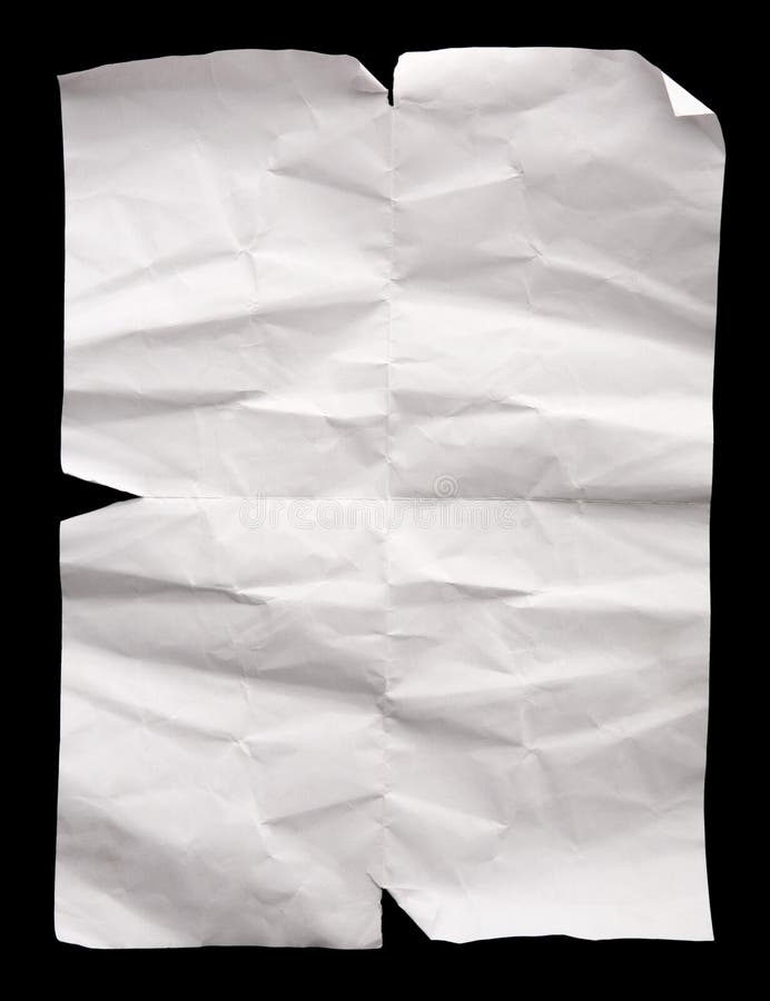 Wrinkled paper stock image. Image of empty, distressed 4609259