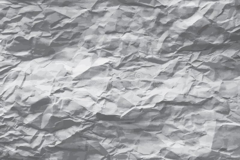Wrinkled paper stock vector. Illustration of empty, structure 26276949