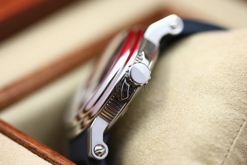 Wrist watch details stock image. Image of detail, closeup 21758879