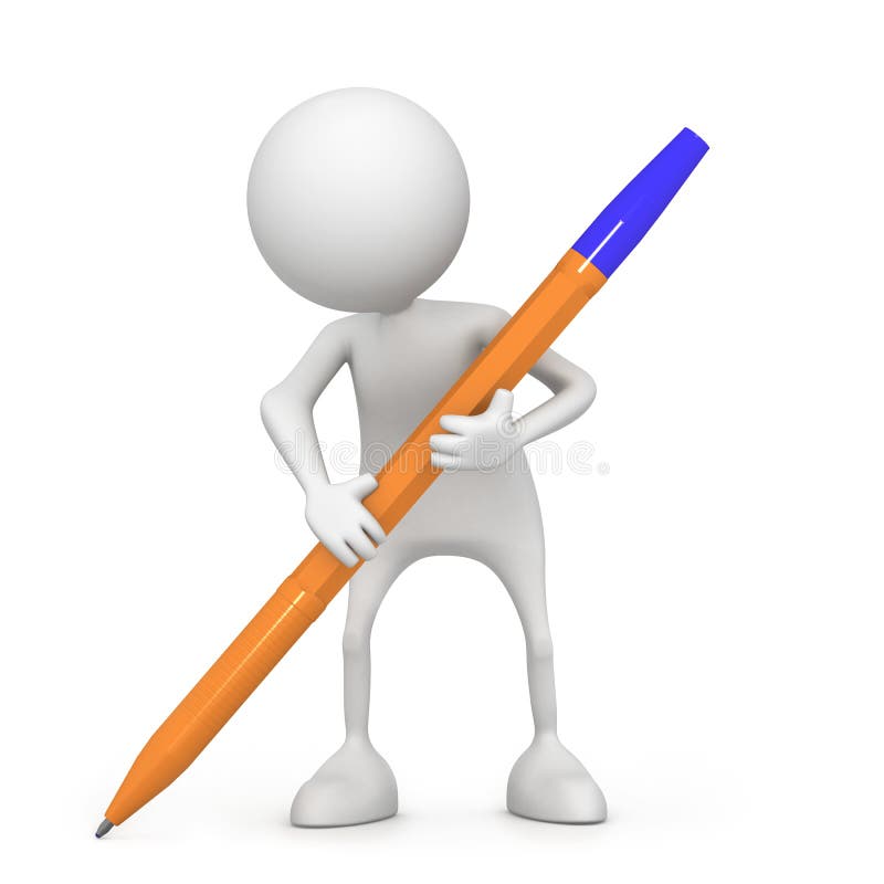 Writer royalty free illustration