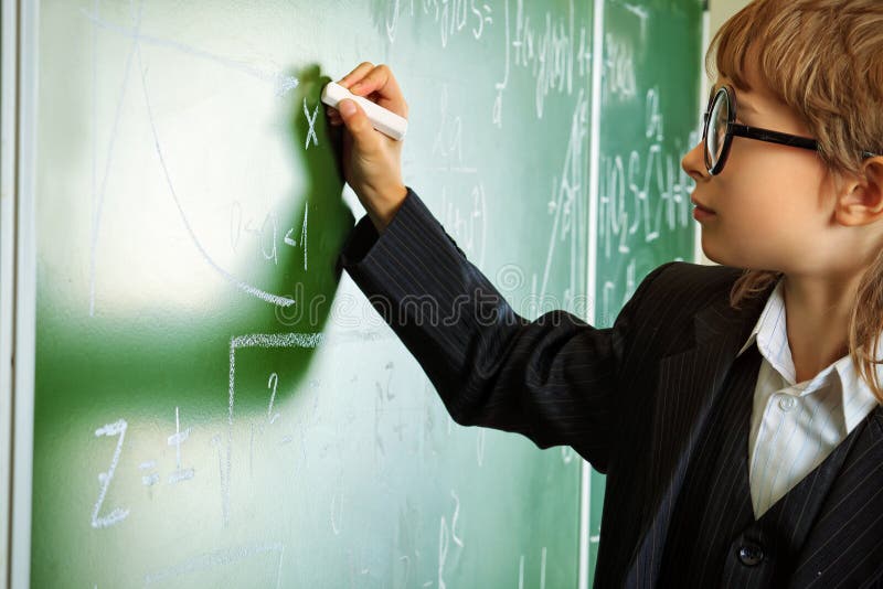 Writing on board stock image. Image of male, schoolboy 28591231