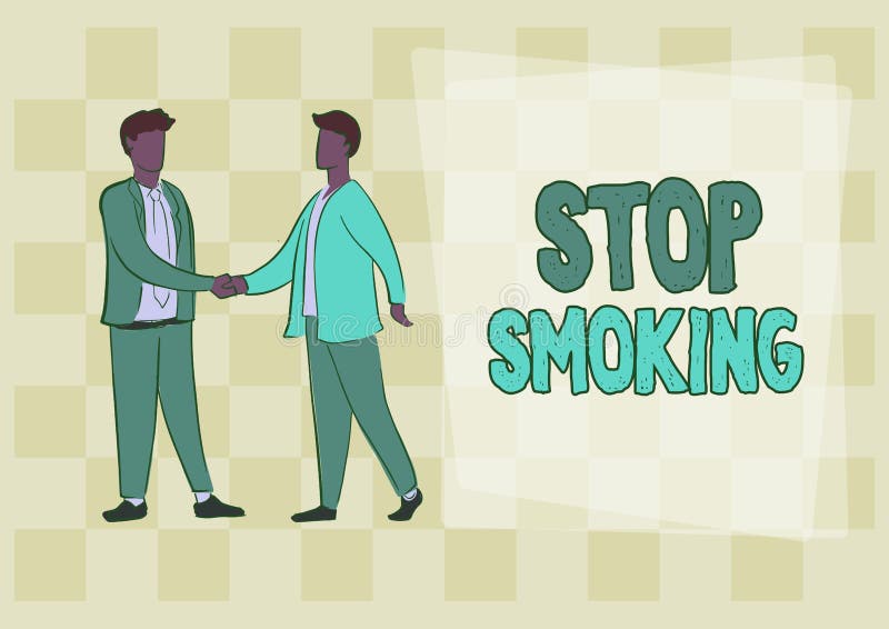 Writing displaying text Stop Smoking. Business idea narrative style of uttering sequence of events in order Replacing stock illustration